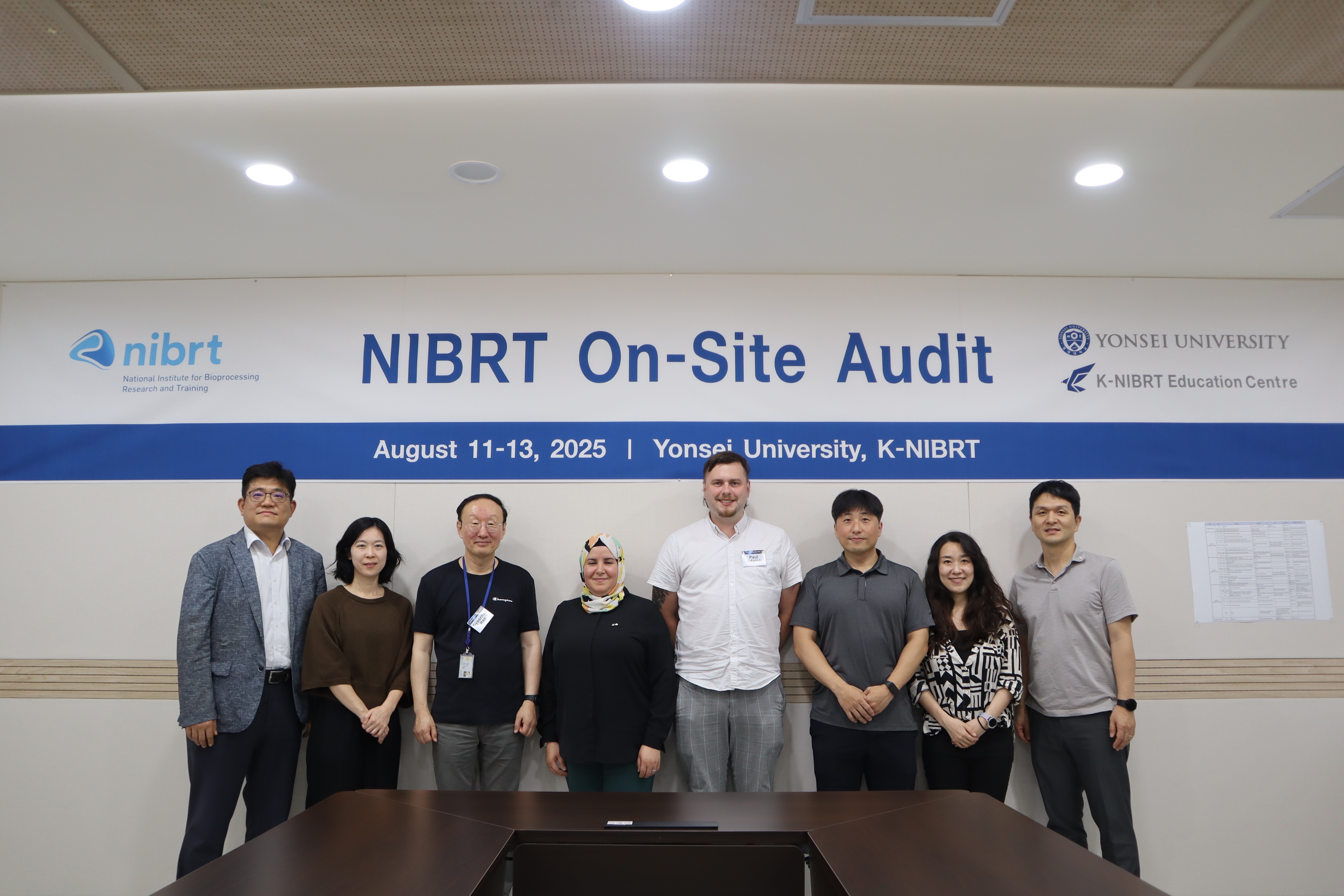 NIBRT On-Site Audit 단체 사진-2